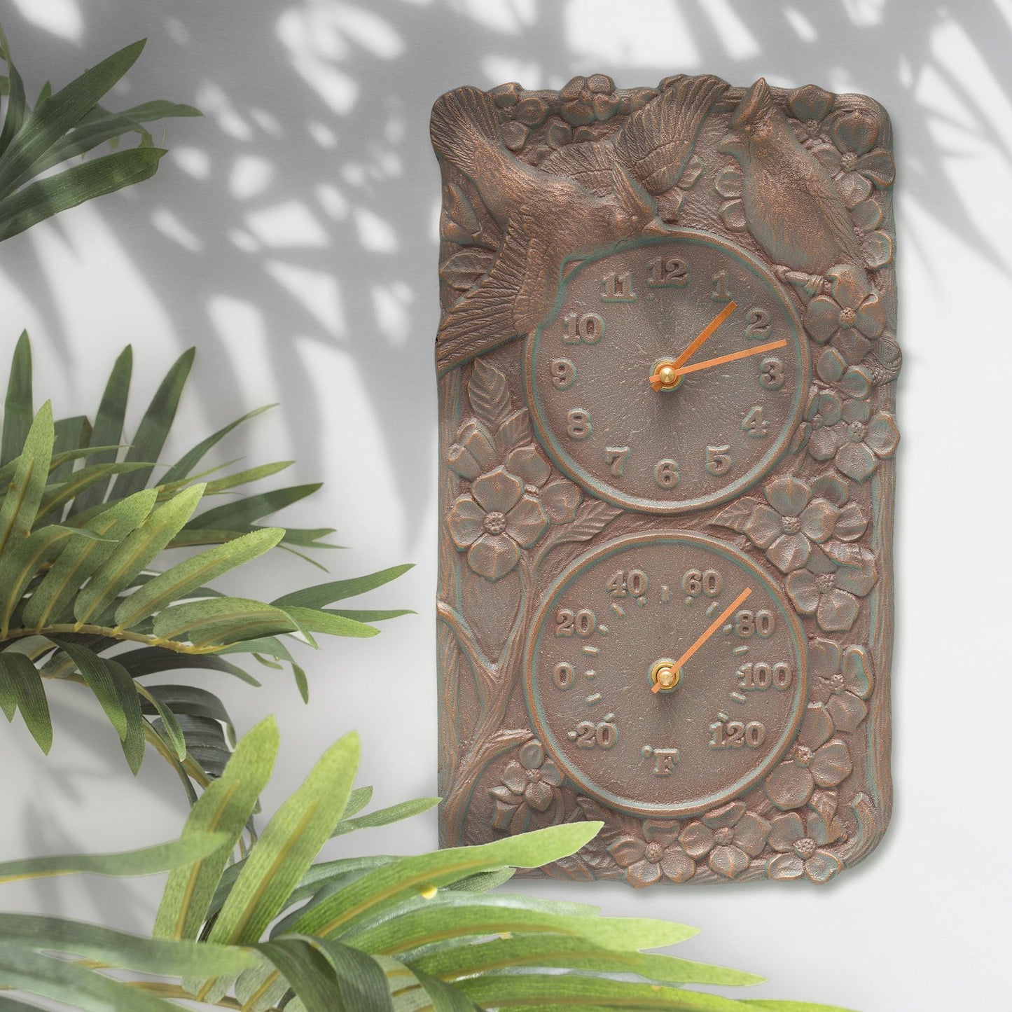 Whitehall Products Cardinal Wall Clock Thermometer