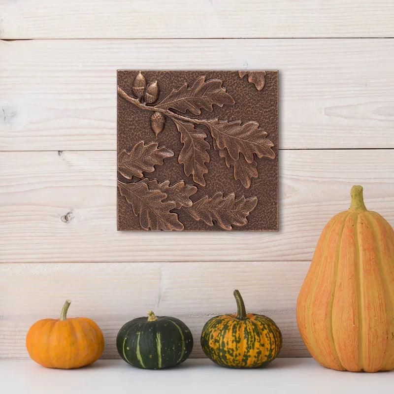 Oak Leaf Wall Décor - Antique Copper