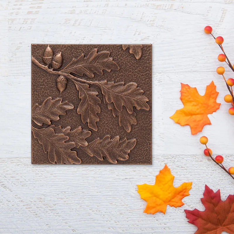 Oak Leaf Wall Décor - Antique Copper