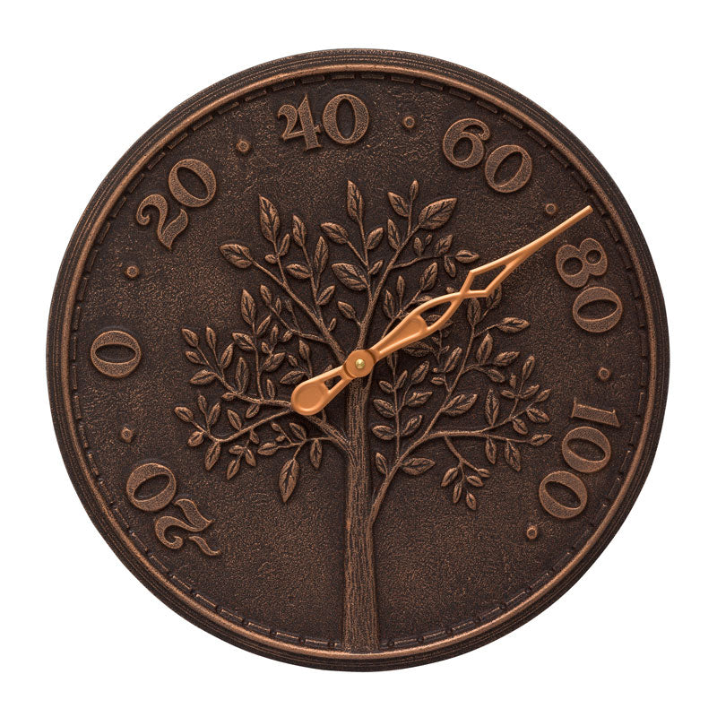 Tree of Life 16″ Indoor Outdoor Wall Thermometer