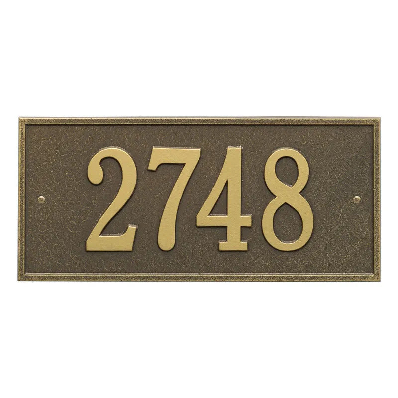 Hartford Standard Wall Plaque - One Line