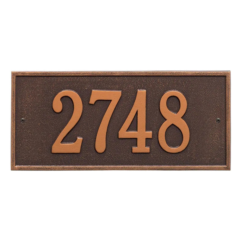 Hartford Standard Wall Plaque - One Line