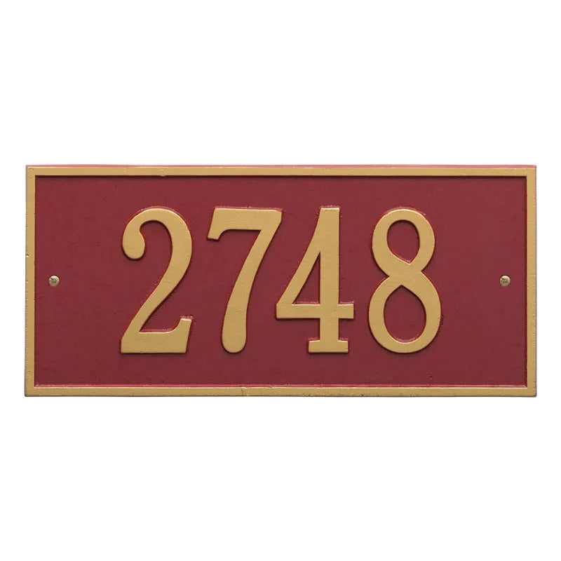Hartford Standard Wall Plaque - One Line