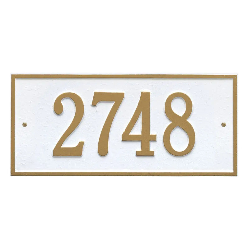 Hartford Standard Wall Plaque - One Line