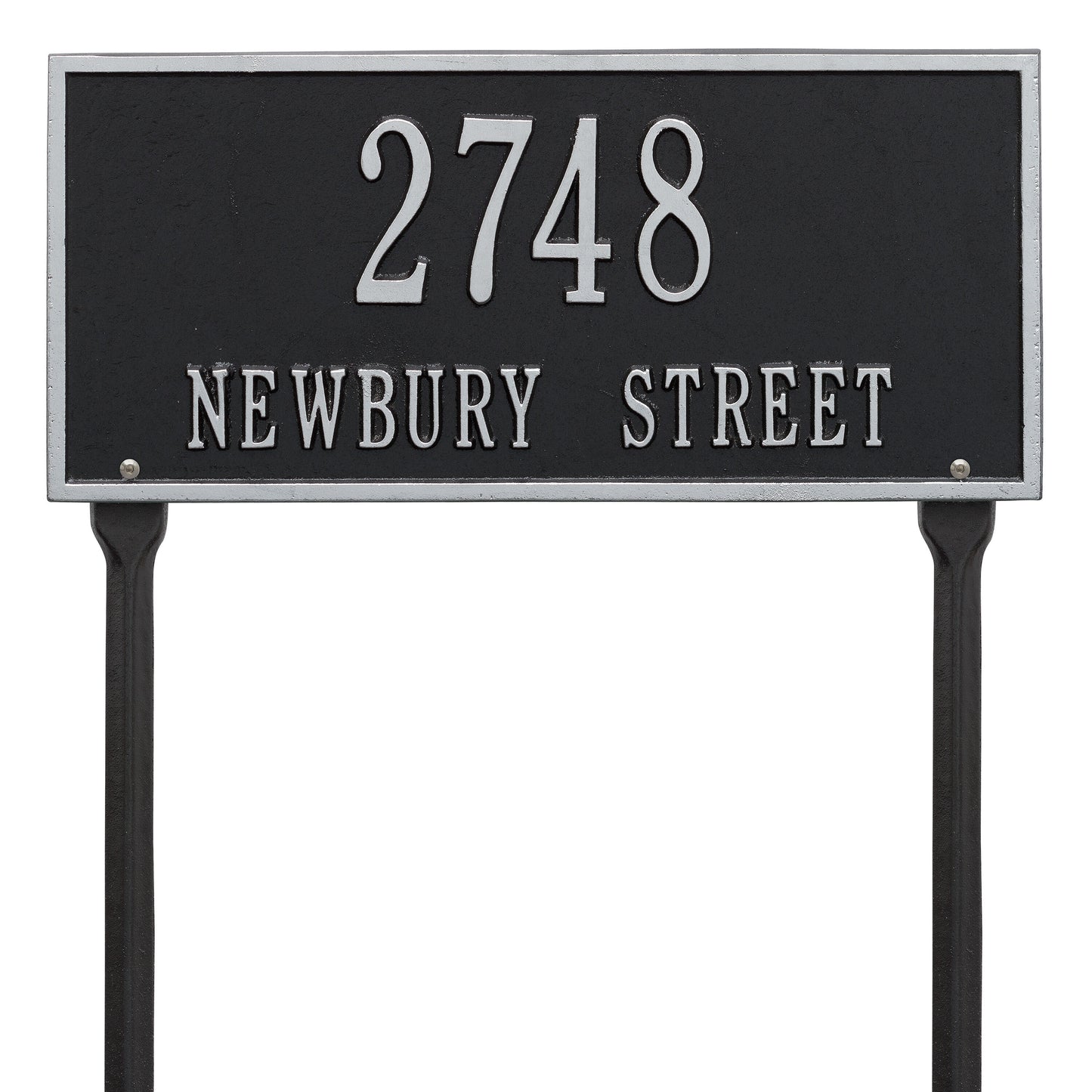Hartford Standard Lawn Address Plaque - Two Line