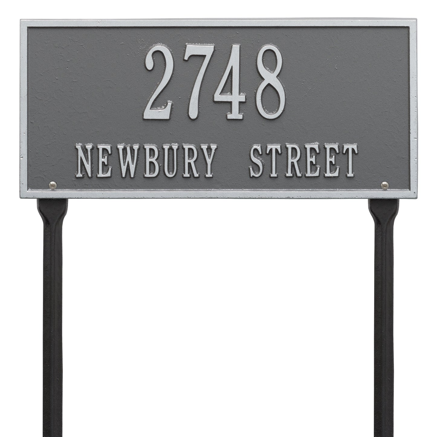 Hartford Standard Lawn Address Plaque - Two Line