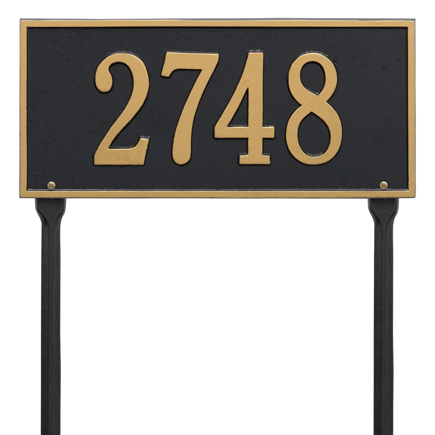 Hartford Standard Lawn Address Plaque - One Line
