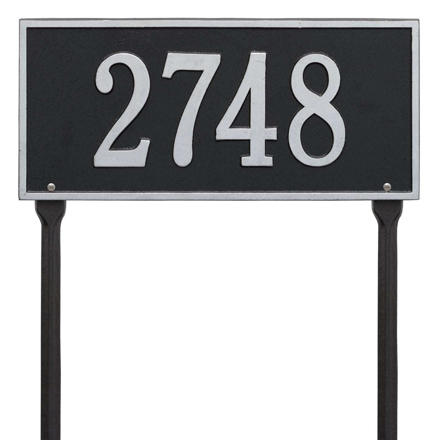 Hartford Standard Lawn Address Plaque - One Line