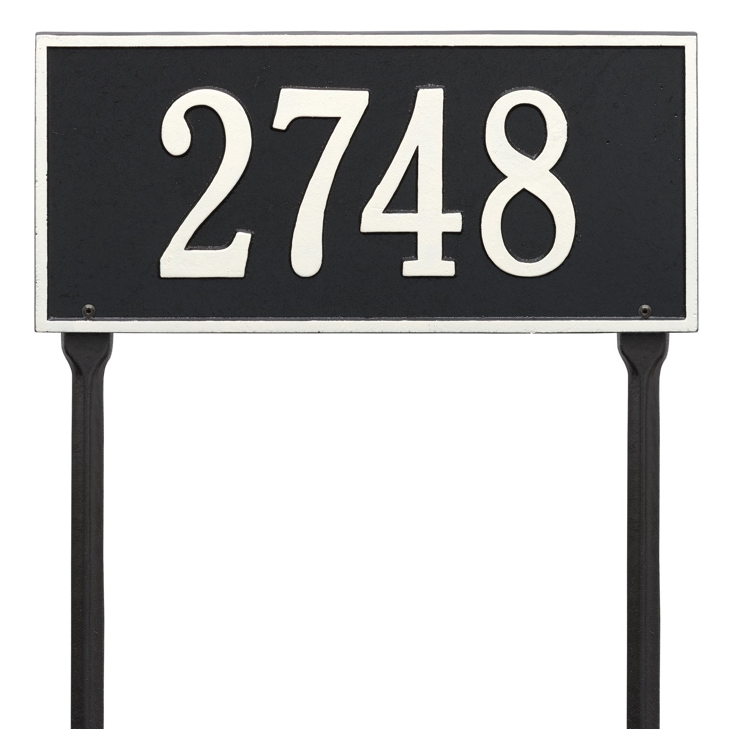 Hartford Standard Lawn Address Plaque - One Line