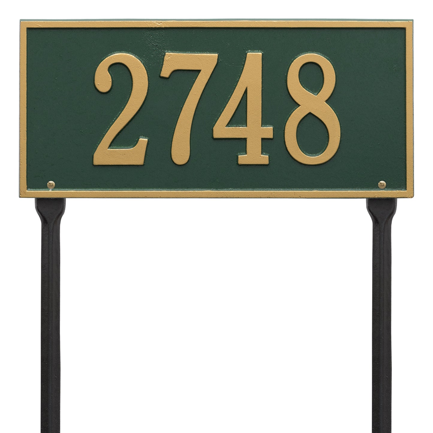 Hartford Standard Lawn Address Plaque - One Line