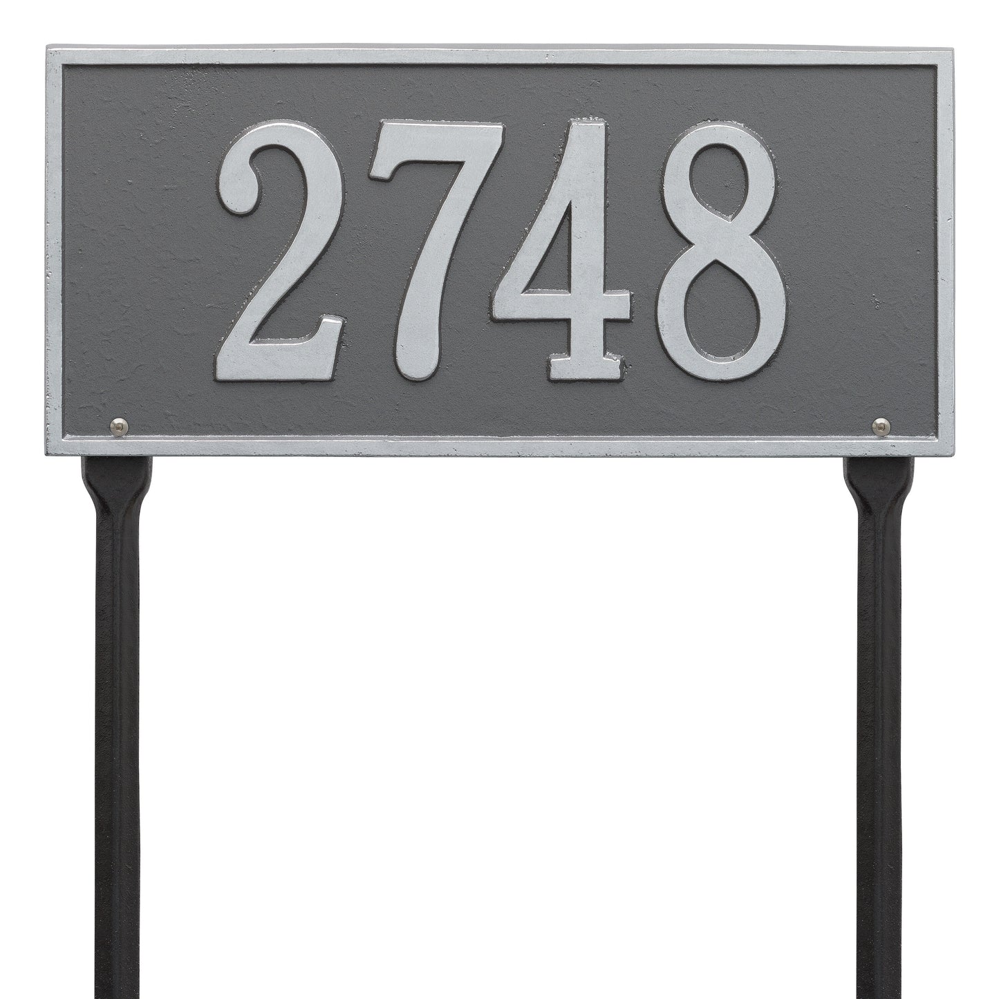 Hartford Standard Lawn Address Plaque - One Line