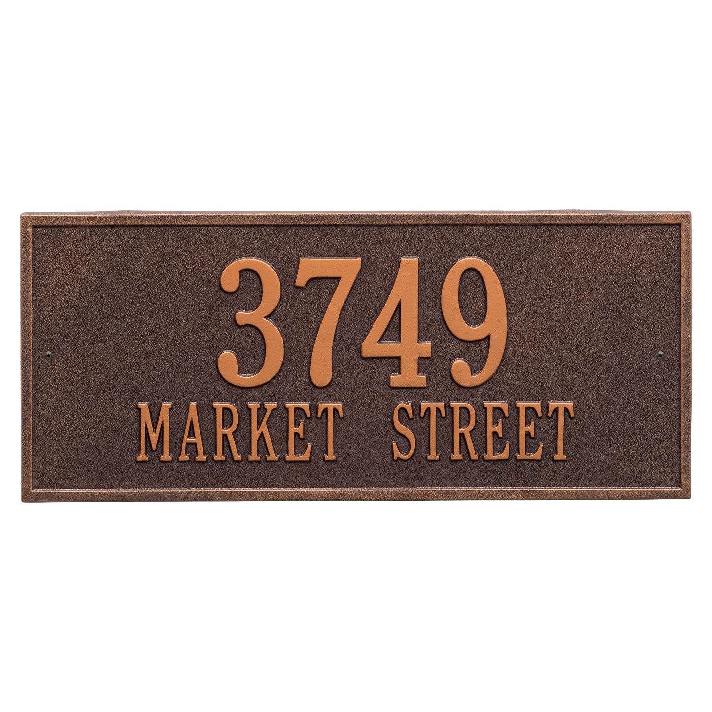Hartford Estate Wall Address Plaque - Two Lines