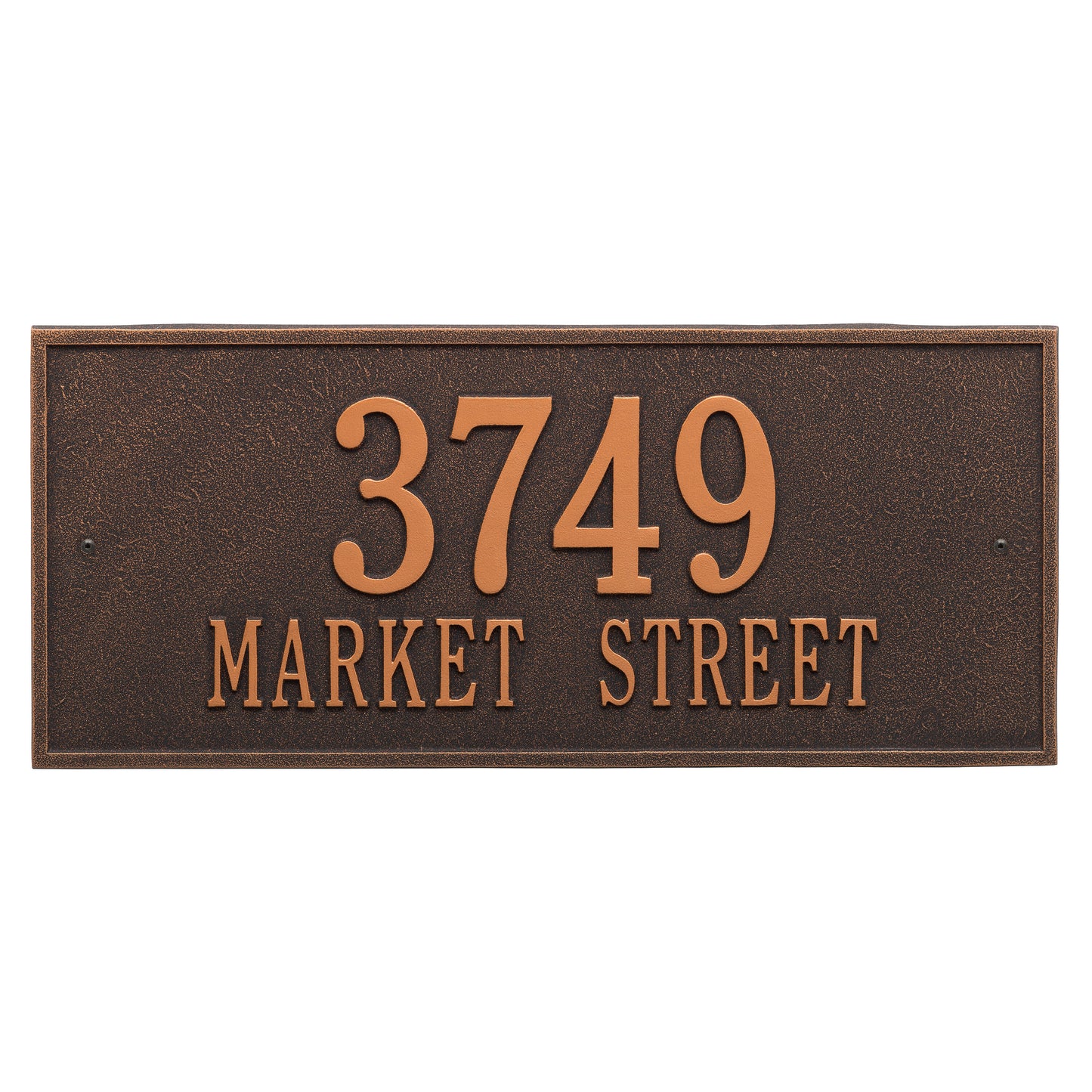 Hartford Estate Wall Address Plaque - Two Lines