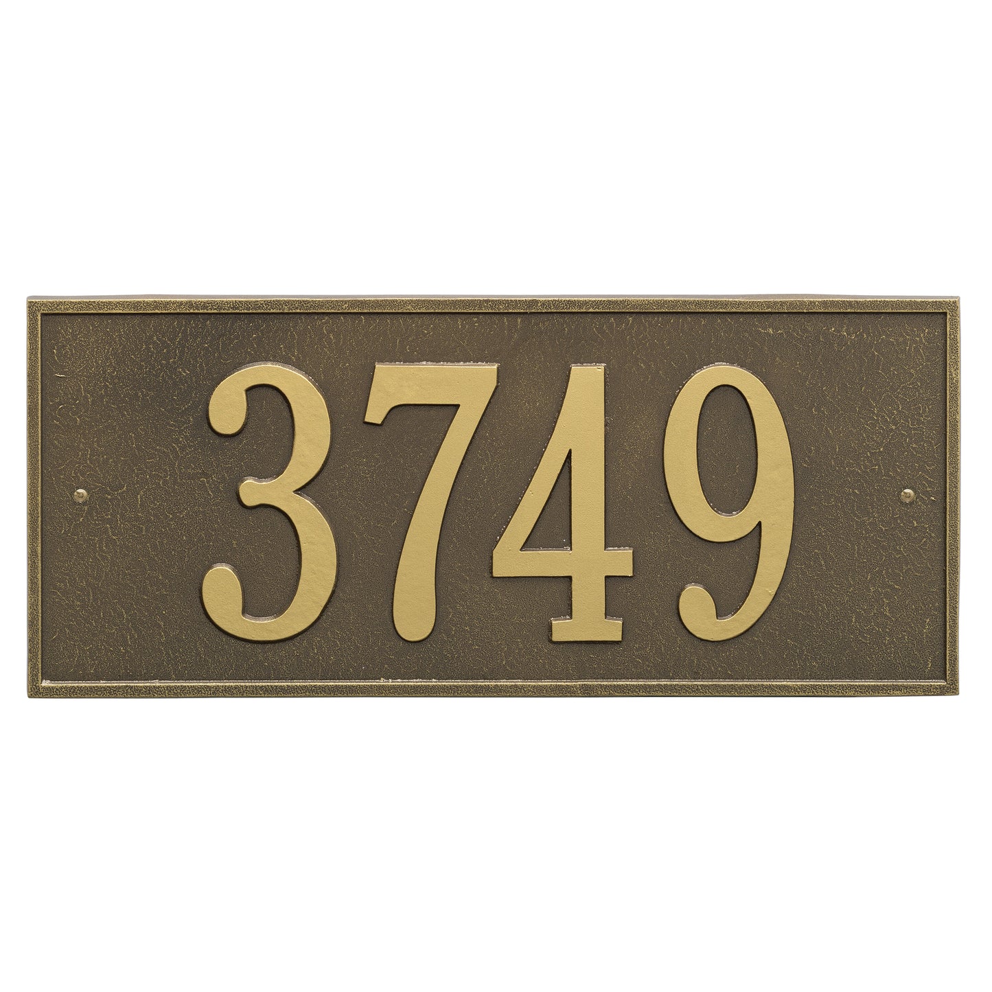 Hartford Estate Wall Address Plaque - One Line