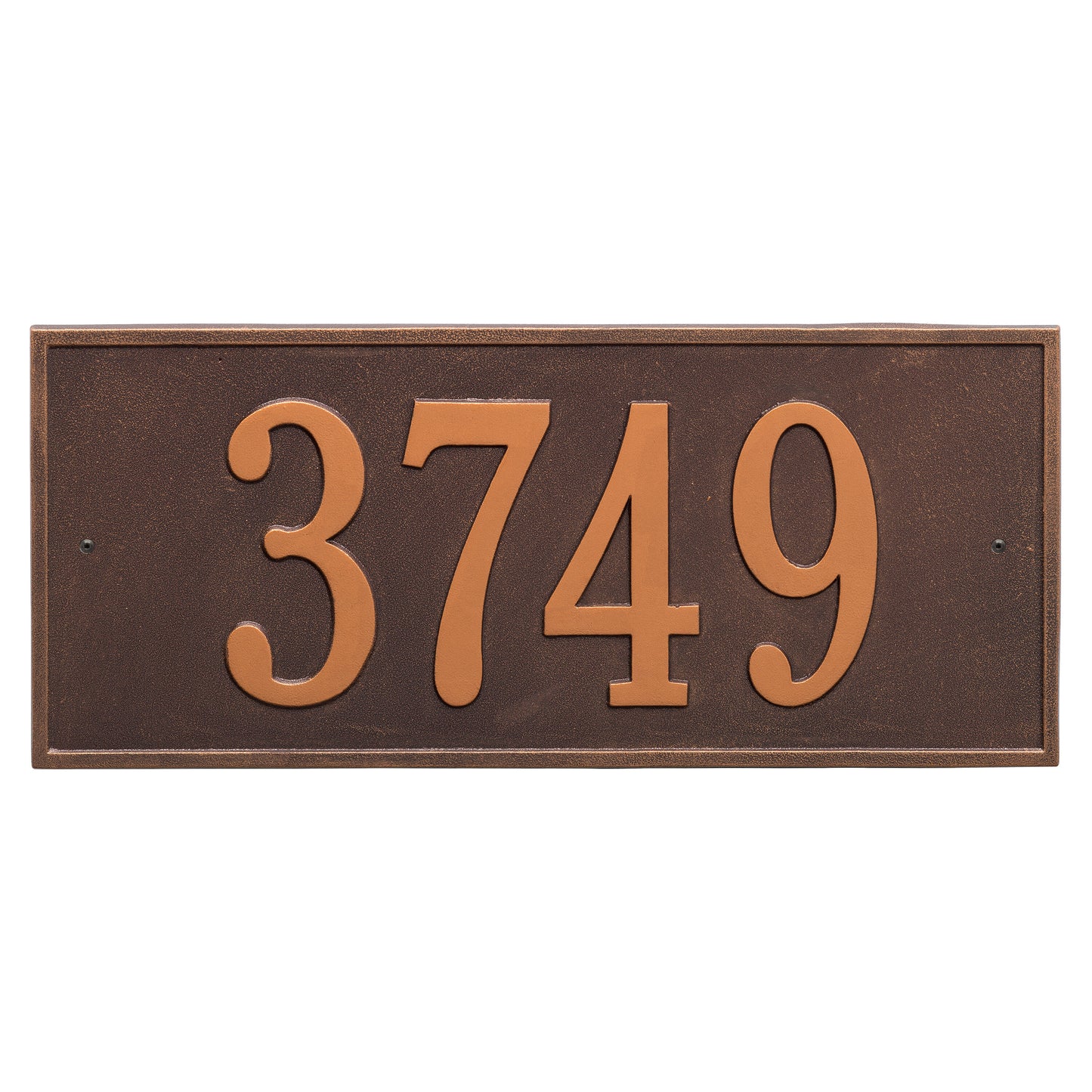 Hartford Estate Wall Address Plaque - One Line