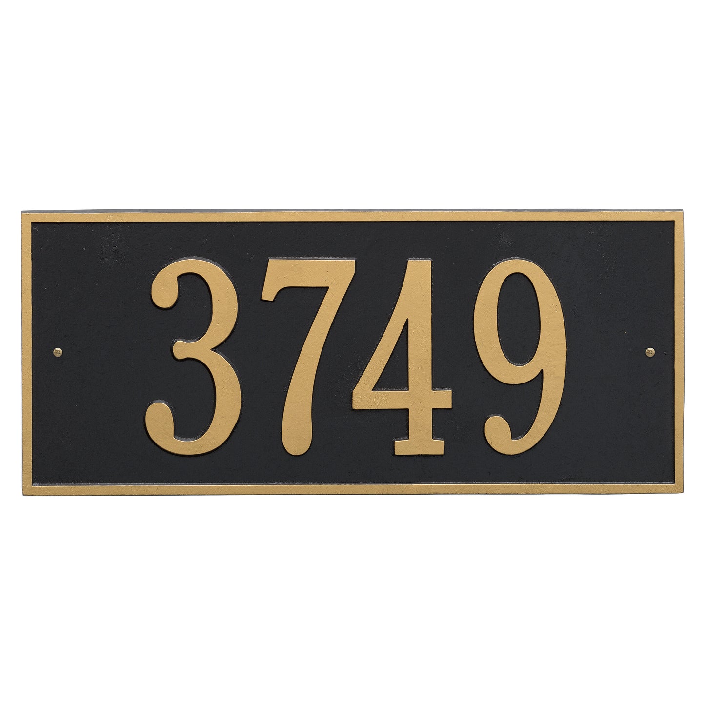 Hartford Estate Wall Address Plaque - One Line