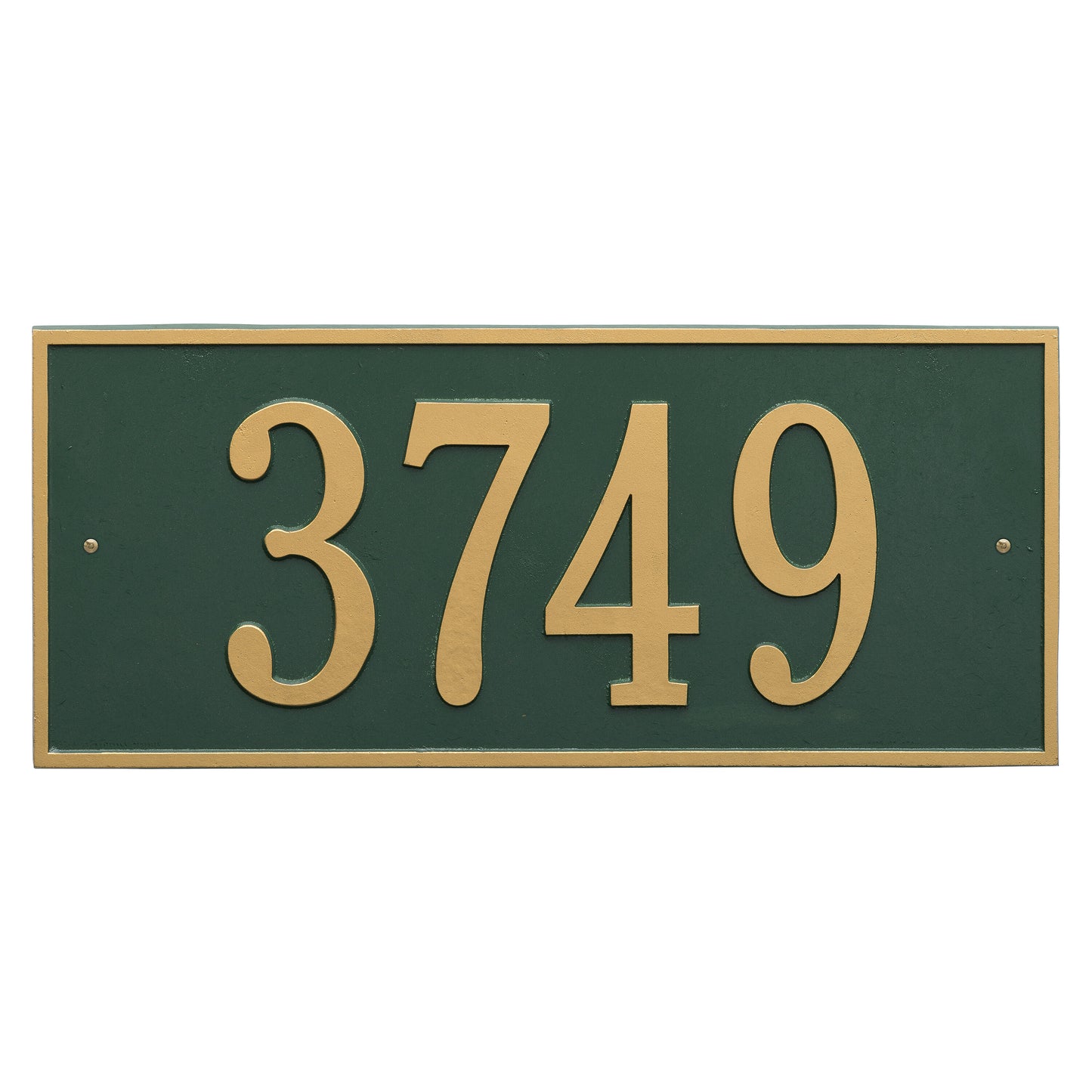Hartford Estate Wall Address Plaque - One Line
