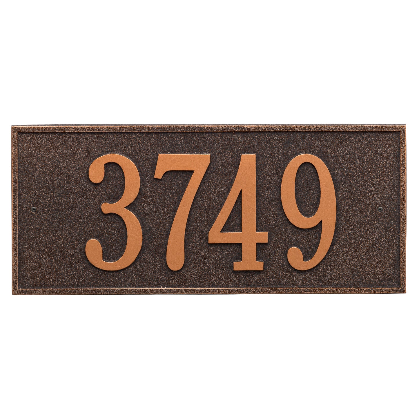 Hartford Estate Wall Address Plaque - One Line