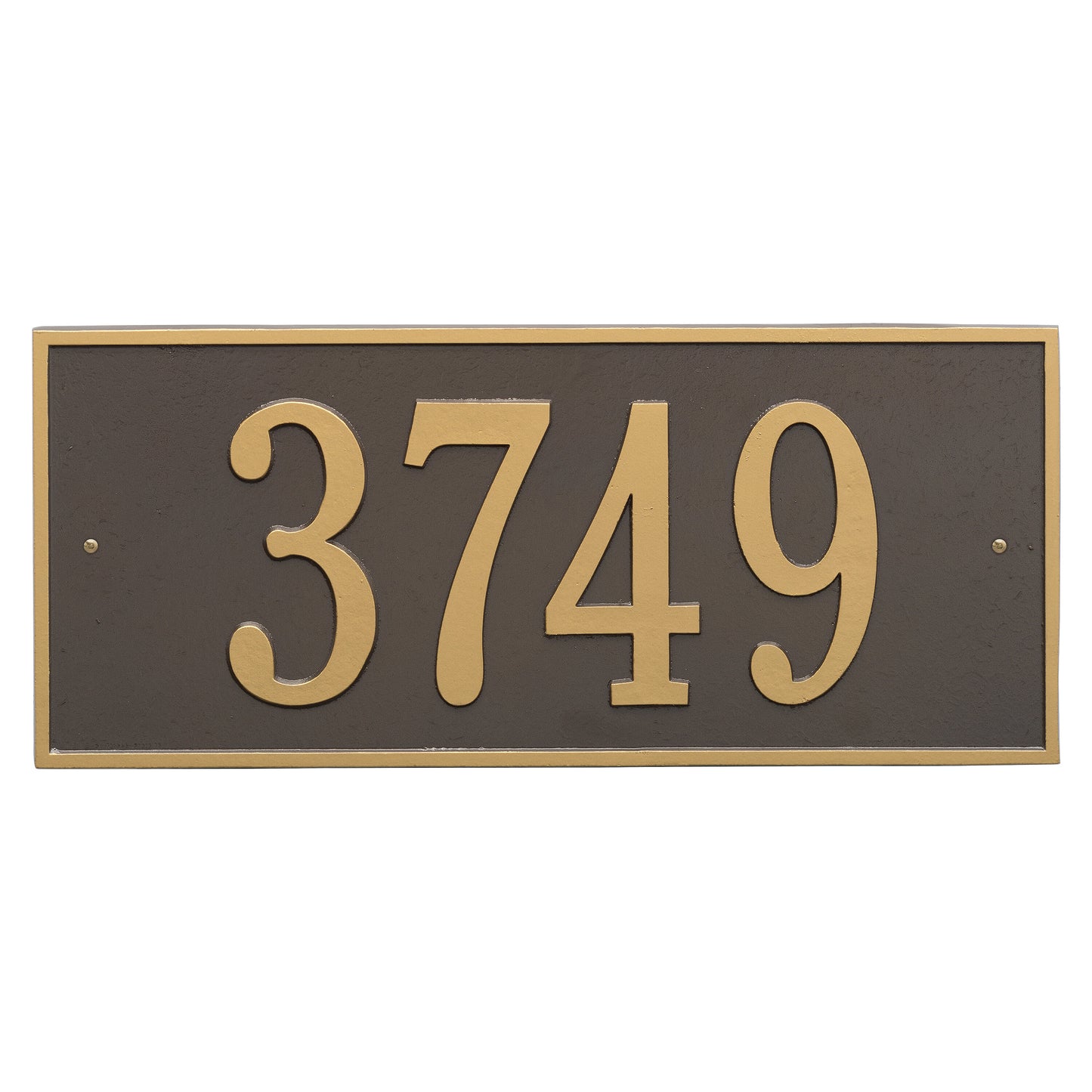 Hartford Estate Wall Address Plaque - One Line