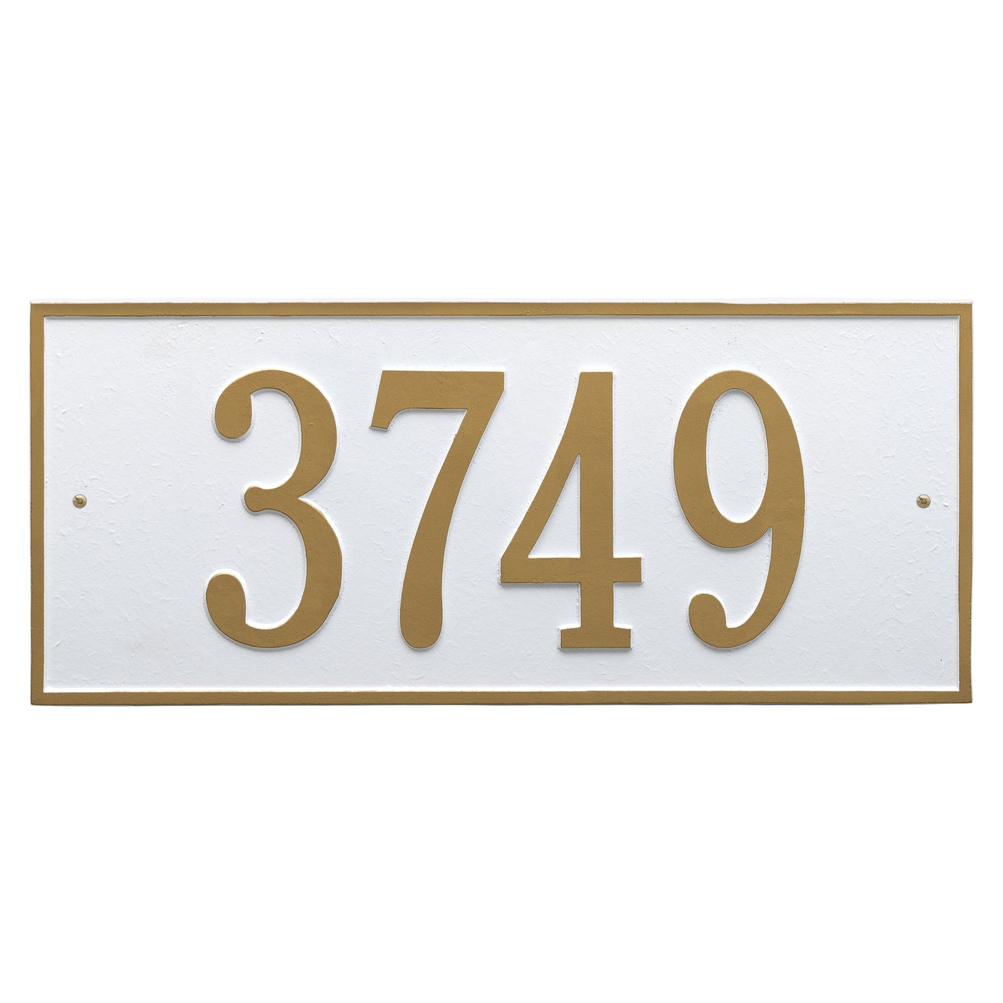 Hartford Estate Wall Address Plaque - One Line