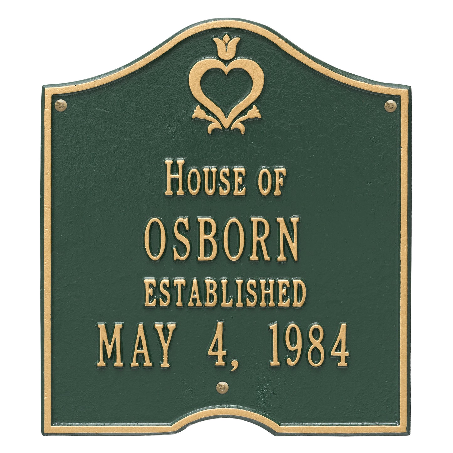 Penn Dutch Wedding / Anniversary Personalized Plaque - Two Lines