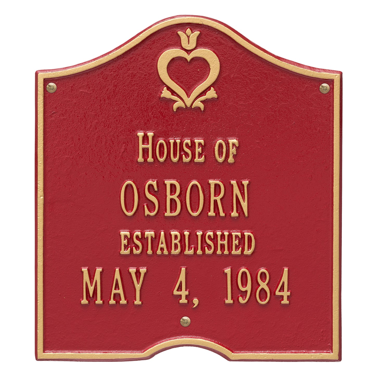 Penn Dutch Wedding / Anniversary Personalized Plaque - Two Lines