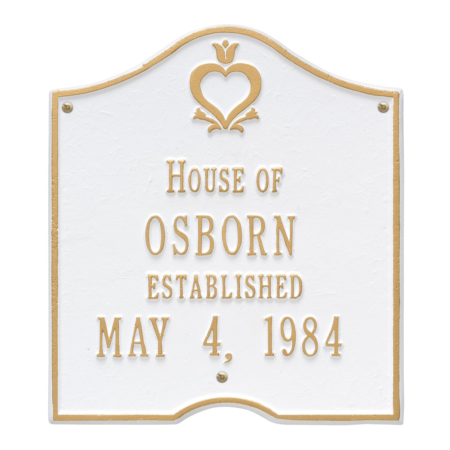 Penn Dutch Wedding / Anniversary Personalized Plaque - Two Lines