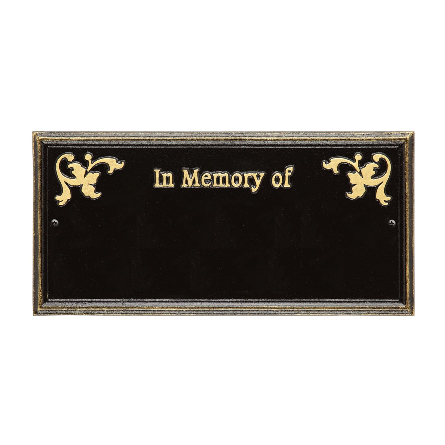 Wilmington "In Memory Of" Standard Wall Memorial Marker - Two Lines