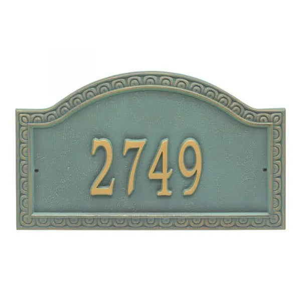 Penhurst Grande Wall Address Plaque - One Line