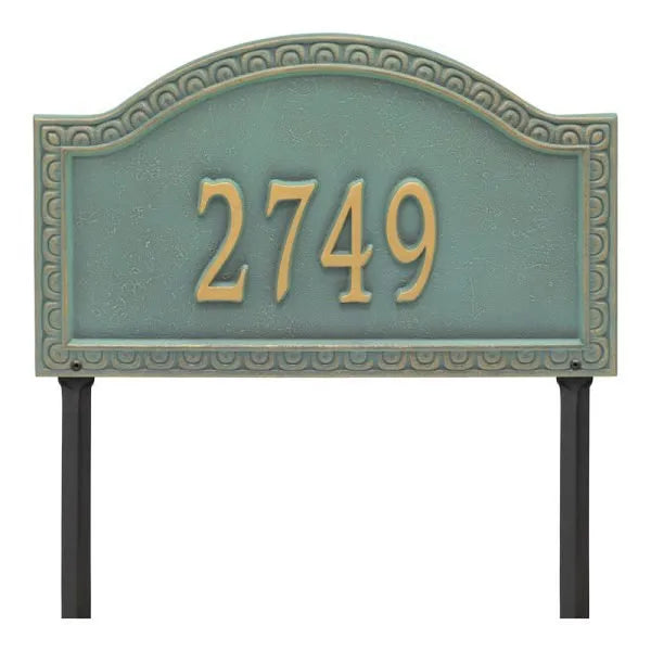 Penhurst Grande Lawn Address Plaque - One Line