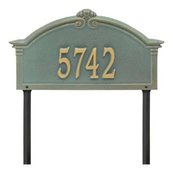 Roselyn Arch Grande Lawn Address Plaque - One Line