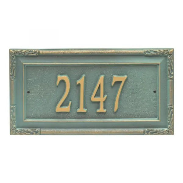 Gardengate Grande Wall Address Plaque - One Line