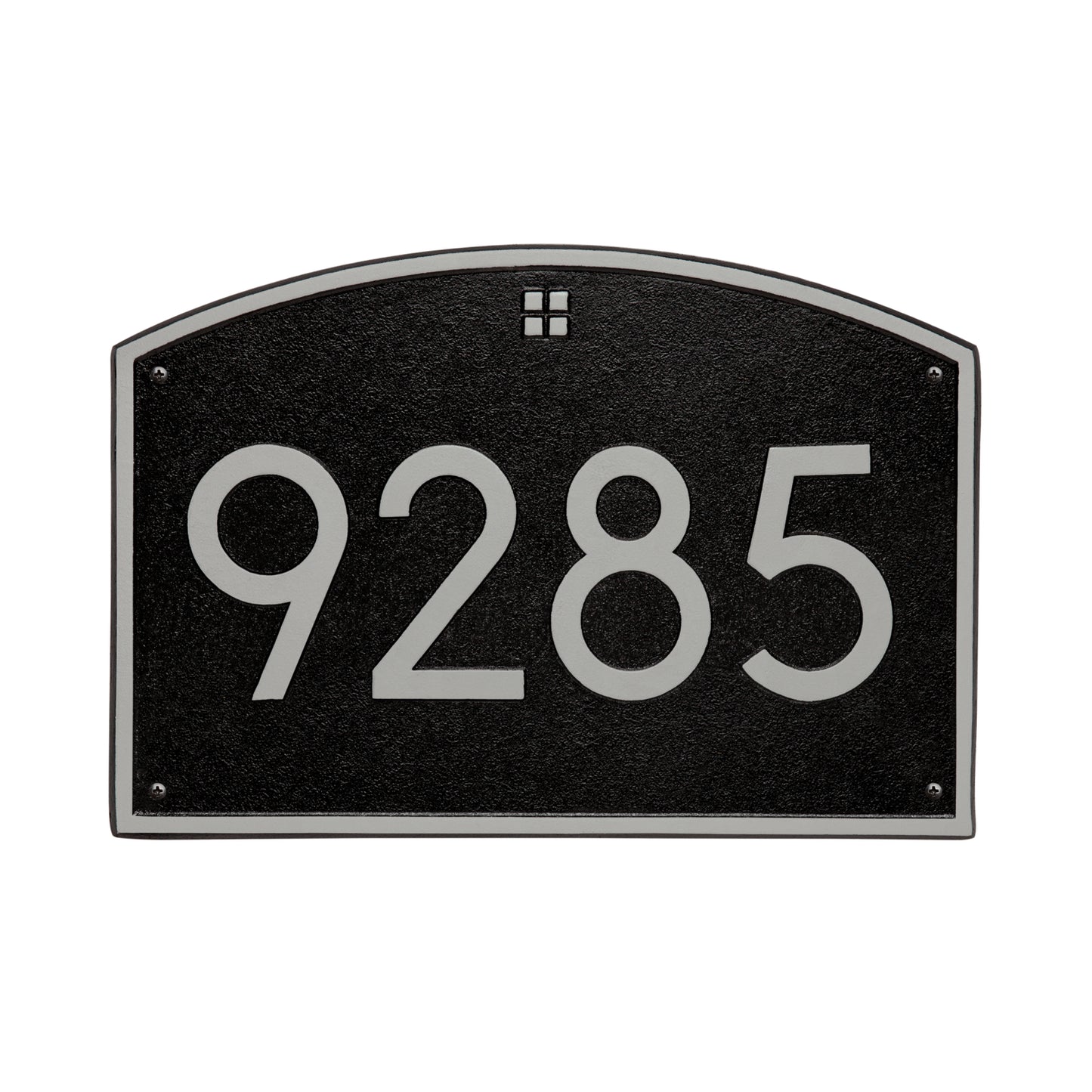 Cape Charles Modern Font Estate Wall Address Plaque - One Line