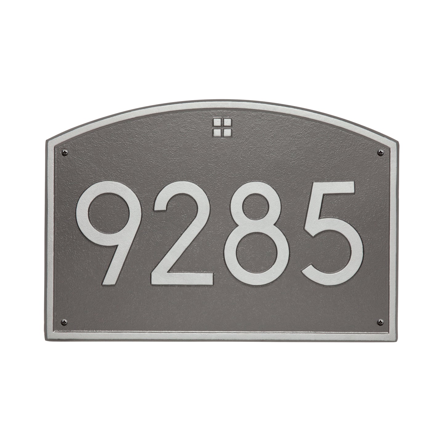 Cape Charles Modern Font Estate Wall Address Plaque - One Line