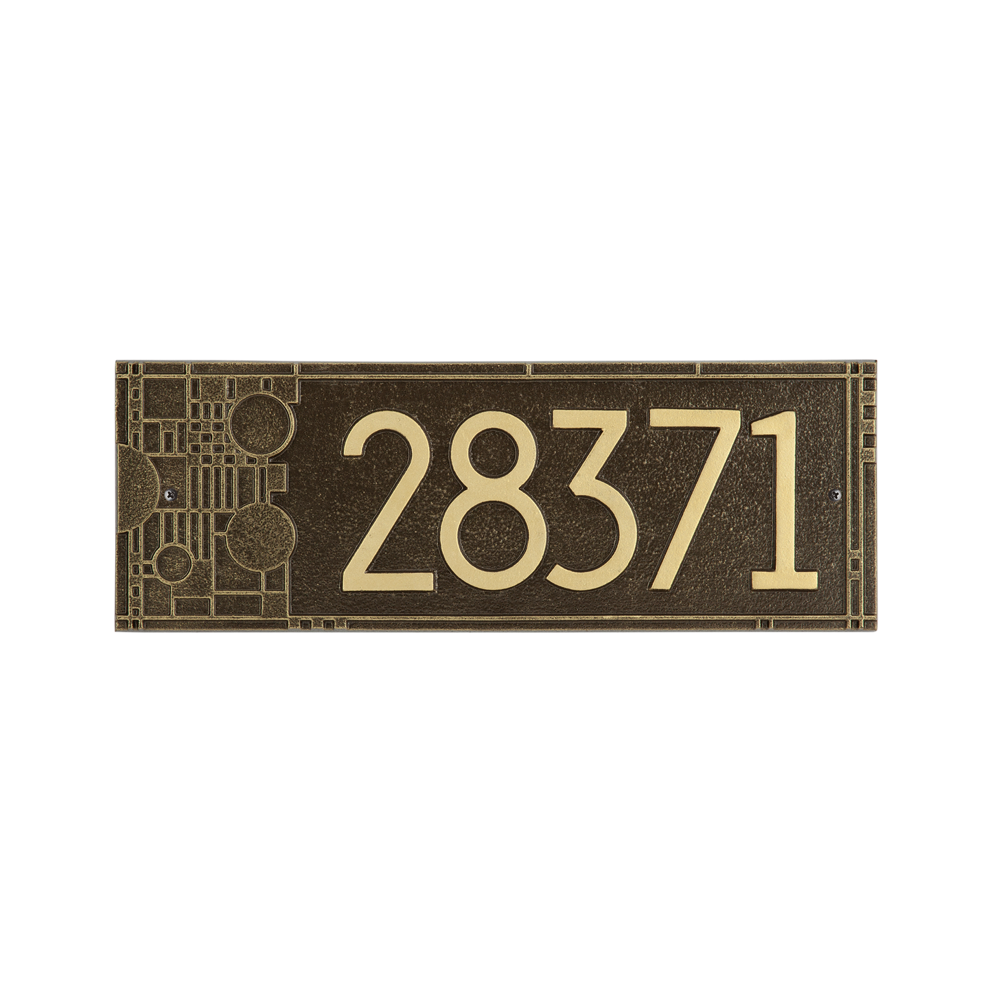 Frank Lloyd Wright Coonley Modern Plaque - Standard One Line