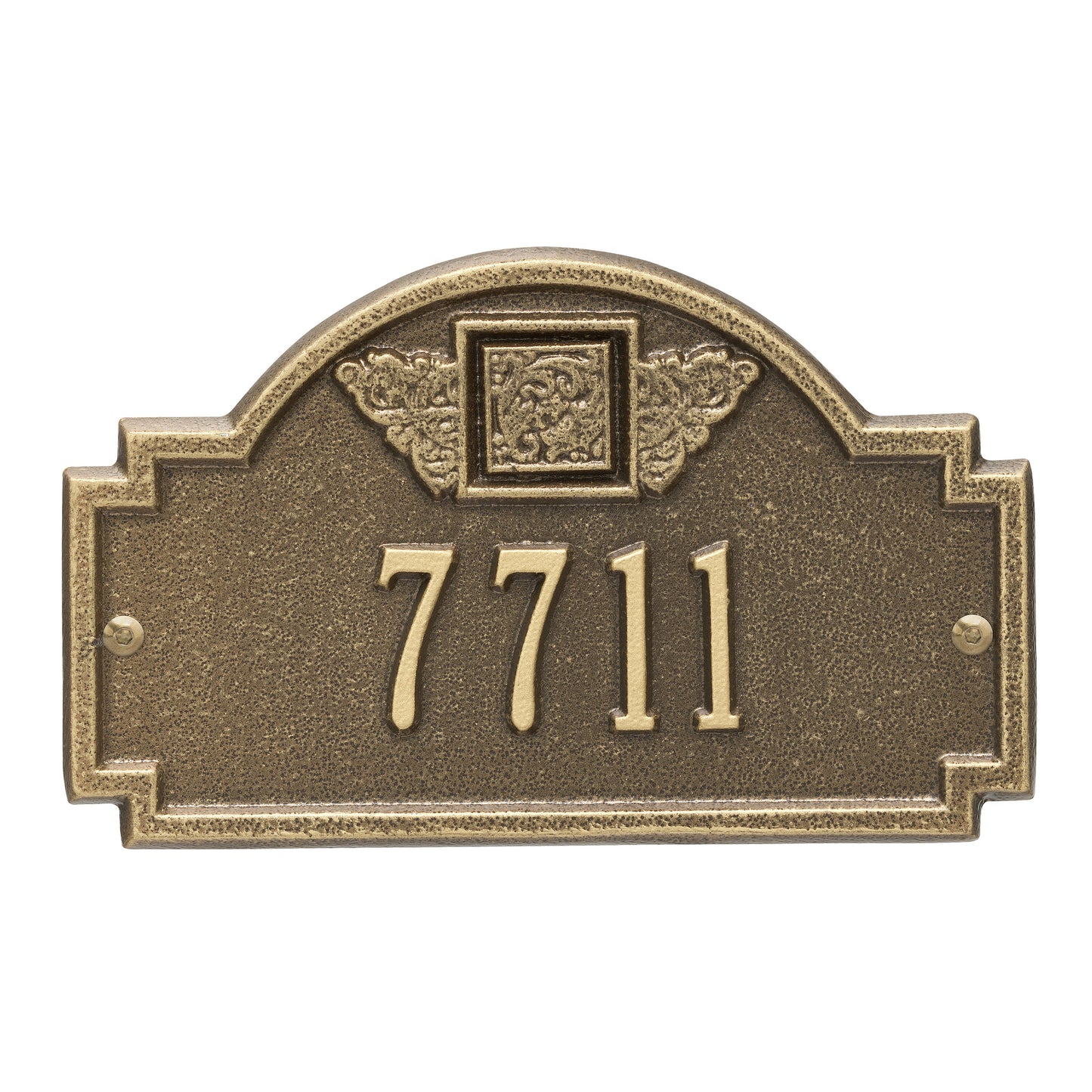 Monogram Petite Wall Address Plaque – One Line