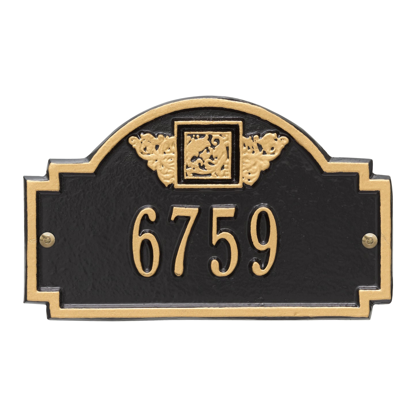 Monogram Petite Wall Address Plaque – One Line