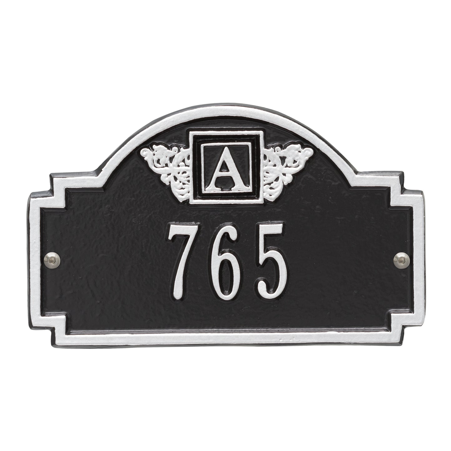 Monogram Petite Wall Address Plaque – One Line