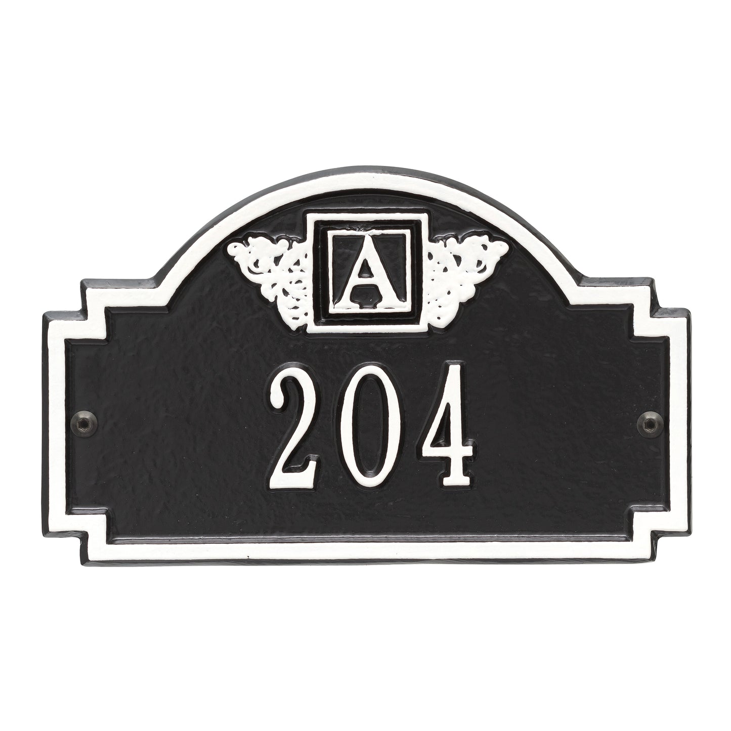 Monogram Petite Wall Address Plaque – One Line