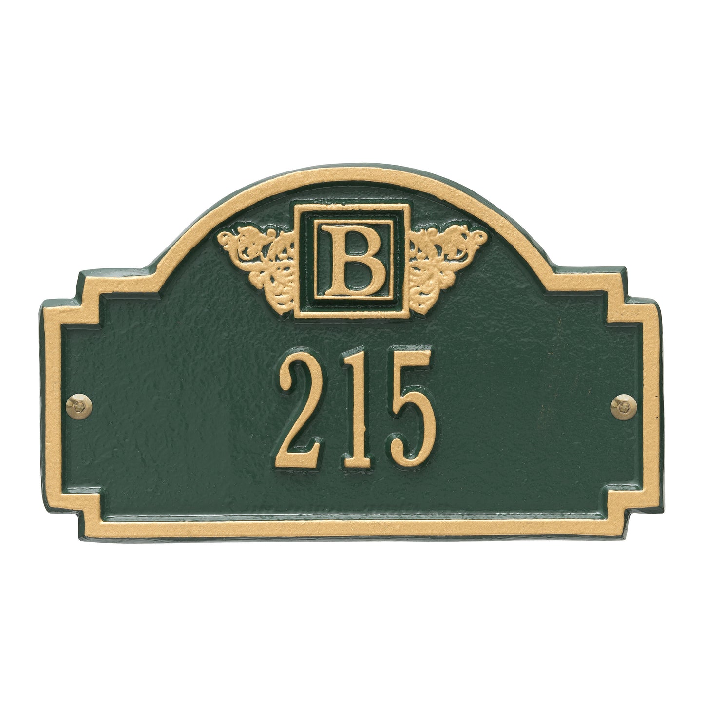 Monogram Petite Wall Address Plaque – One Line