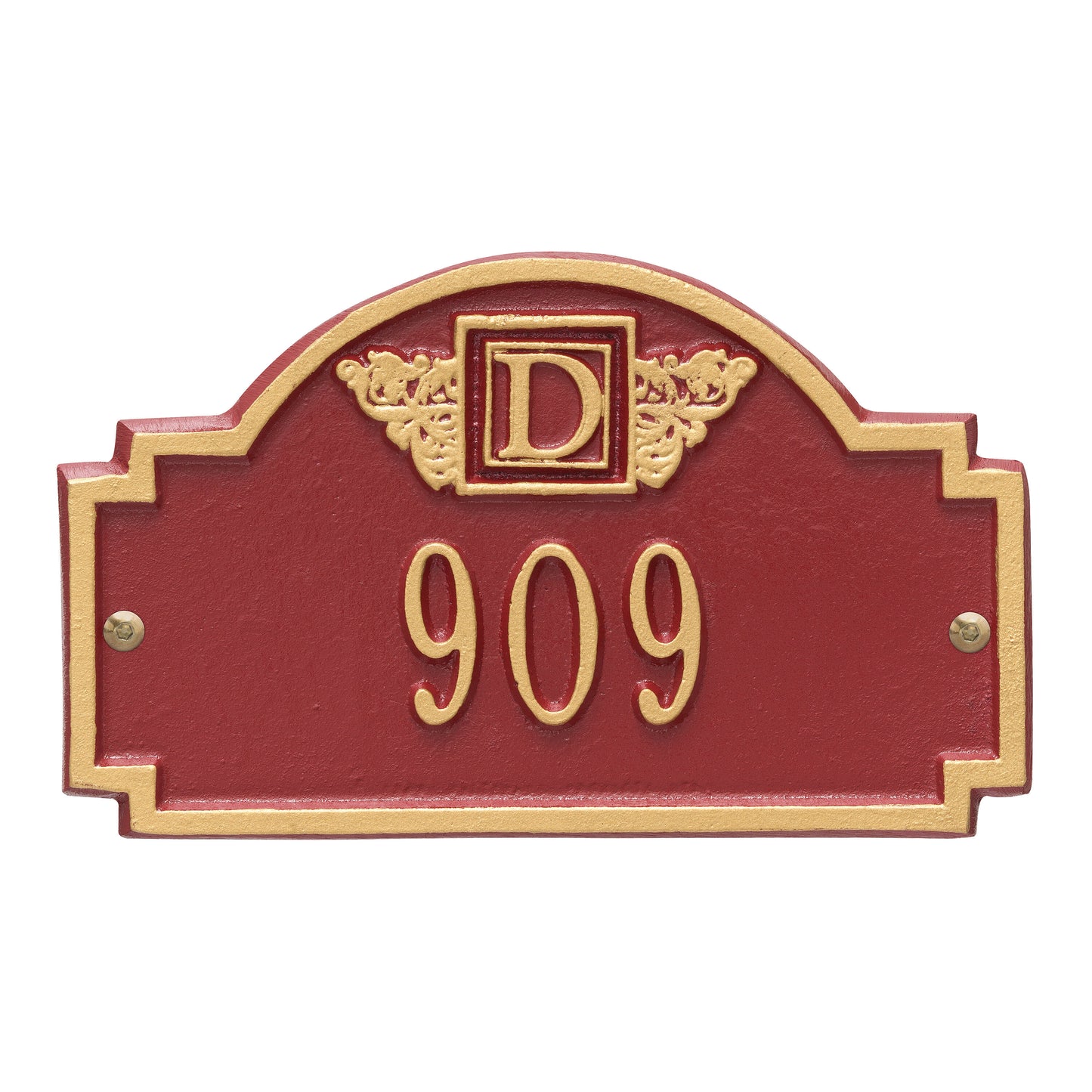 Monogram Petite Wall Address Plaque – One Line