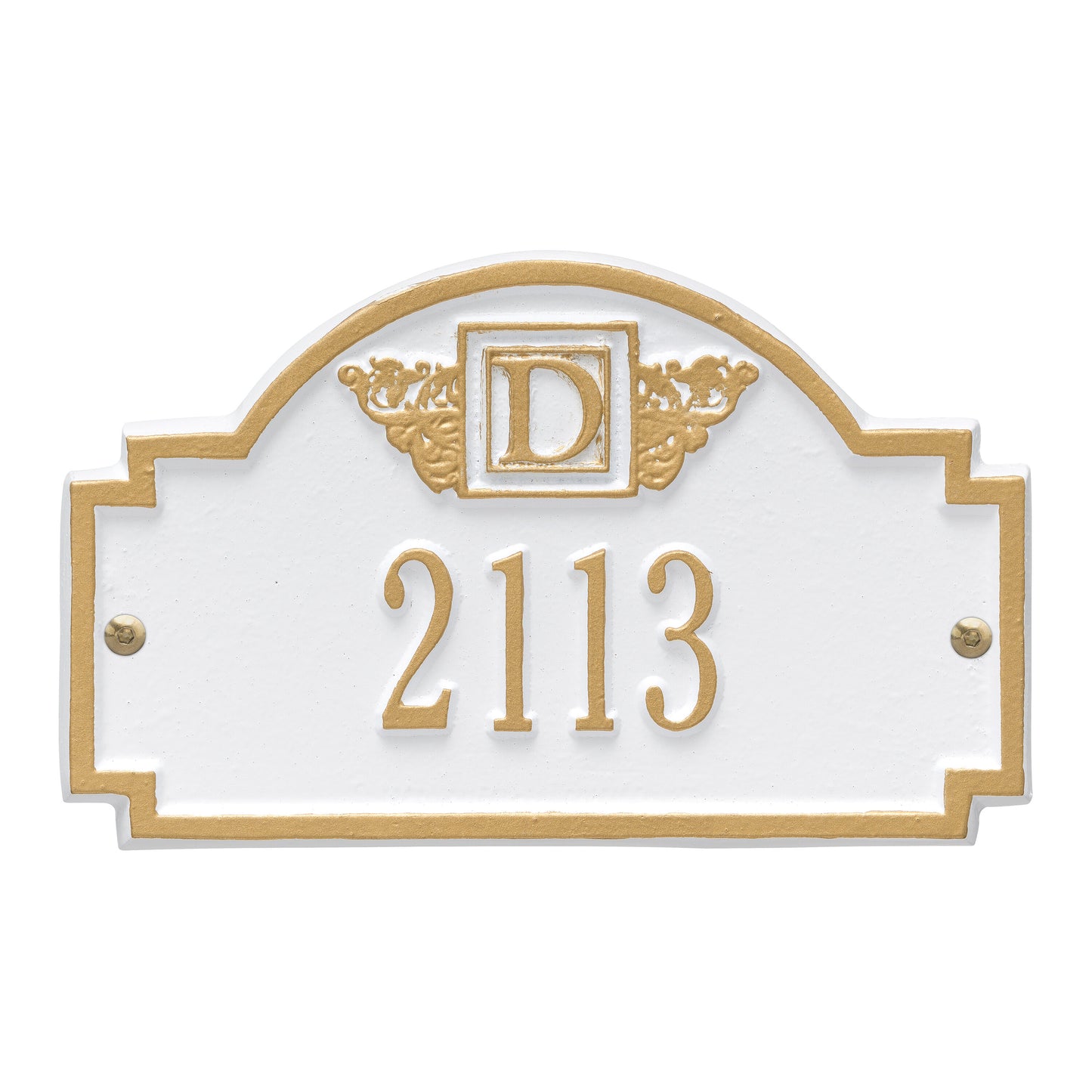 Monogram Petite Wall Address Plaque – One Line