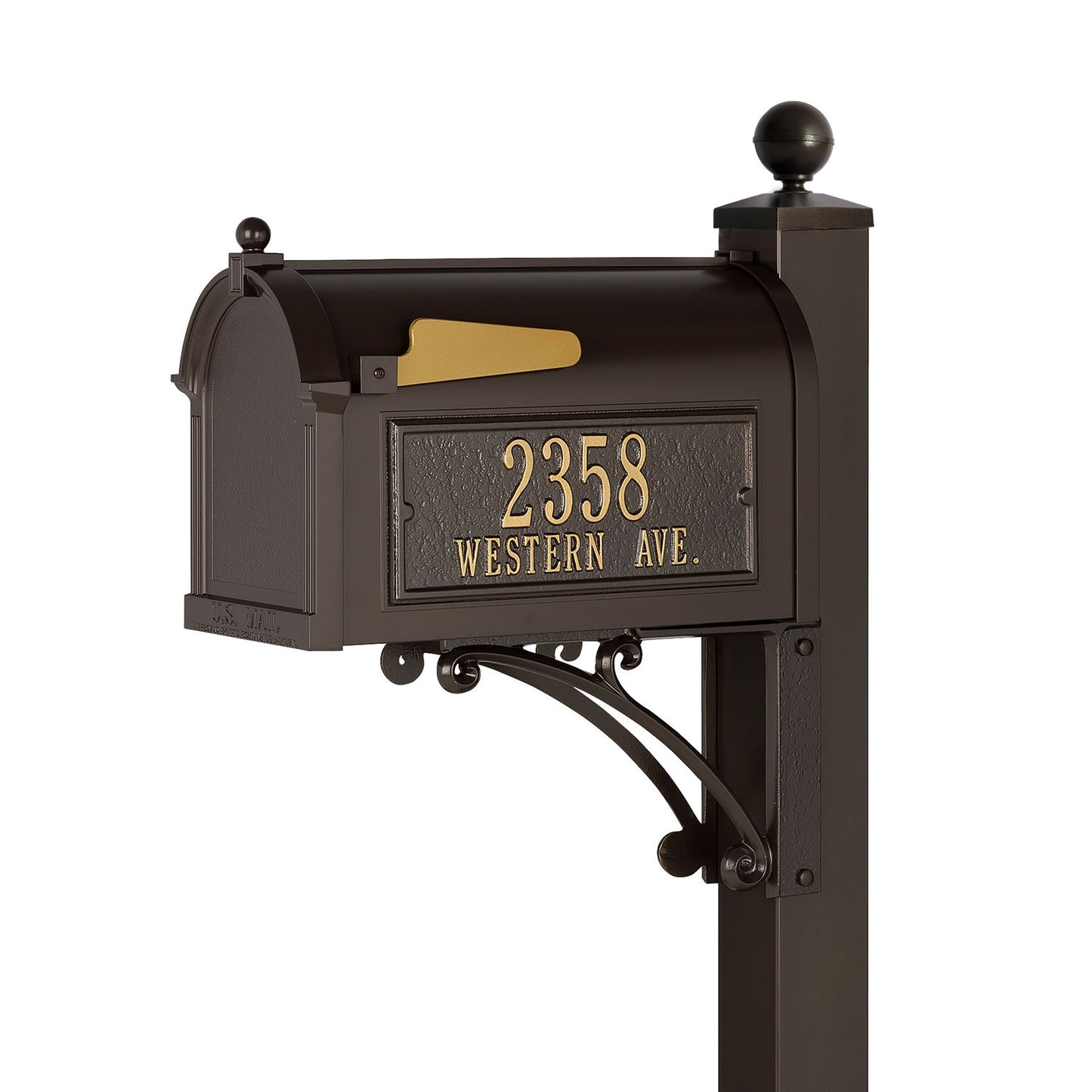 Deluxe Personalized Mailbox Package