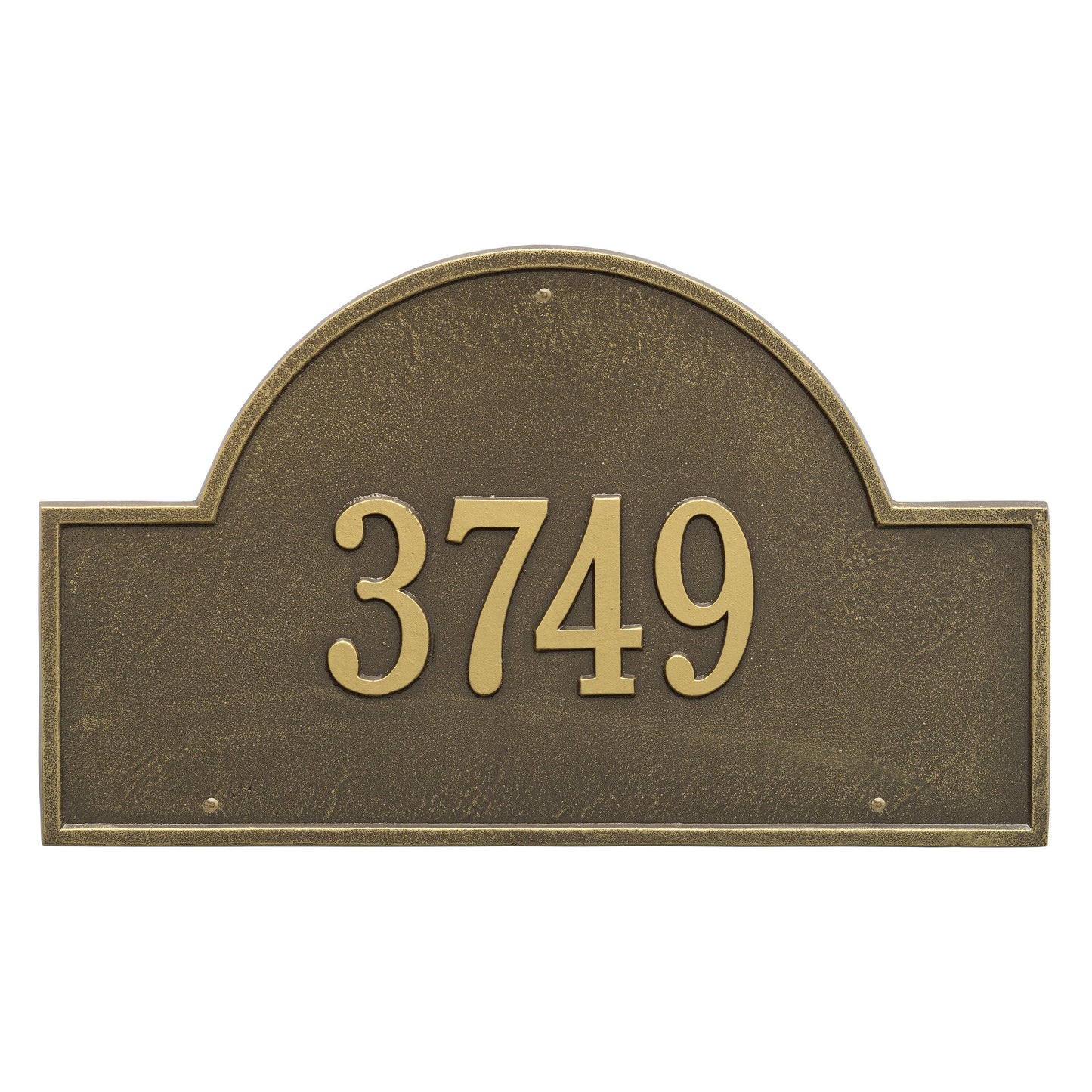 Whitehall Products Arch Marker Estate Wall Plaque - One Line - Rational Plaques