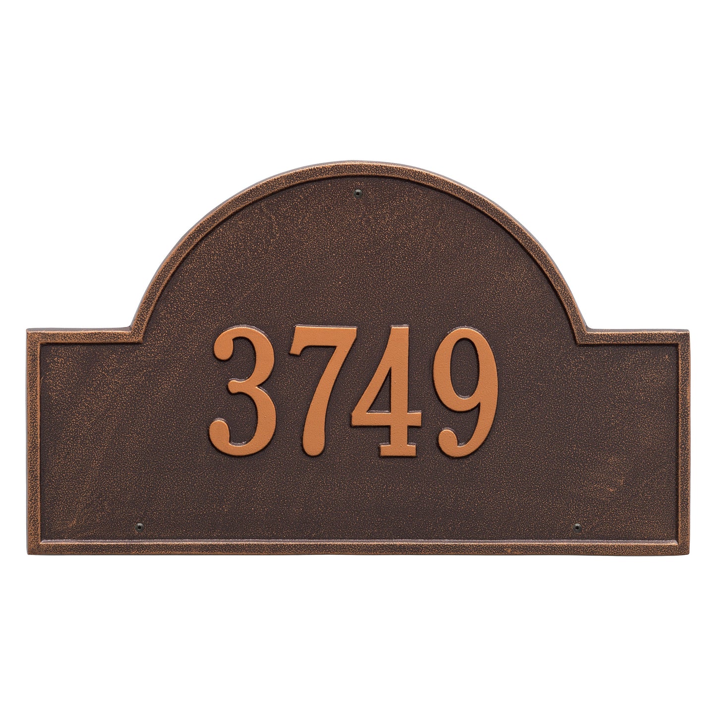 Whitehall Products Arch Marker Estate Wall Plaque - One Line - Rational Plaques