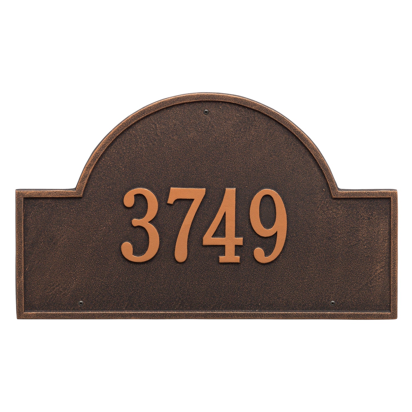 Whitehall Products Arch Marker Estate Wall Plaque - One Line - Rational Plaques