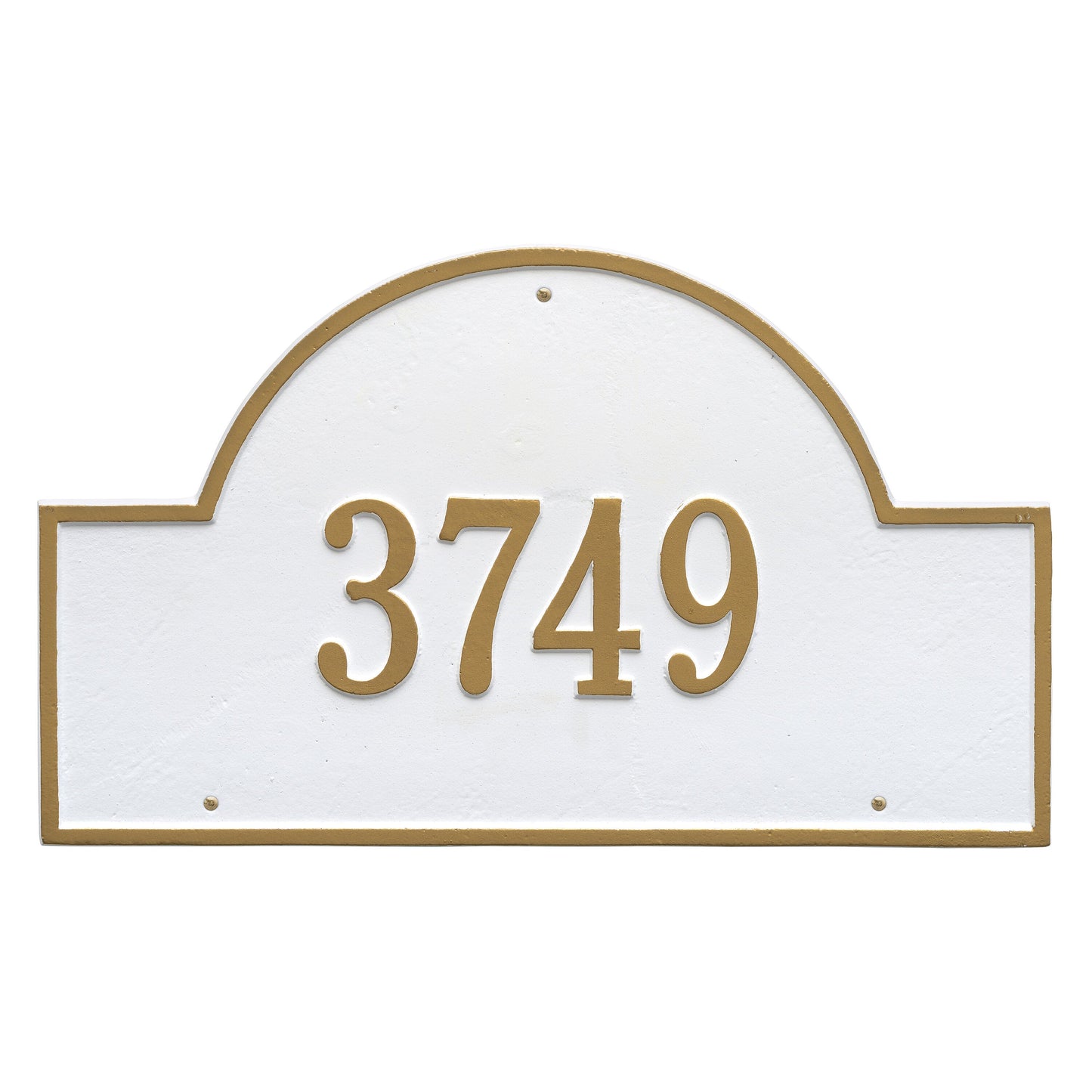 Whitehall Products Arch Marker Estate Wall Plaque - One Line - Rational Plaques