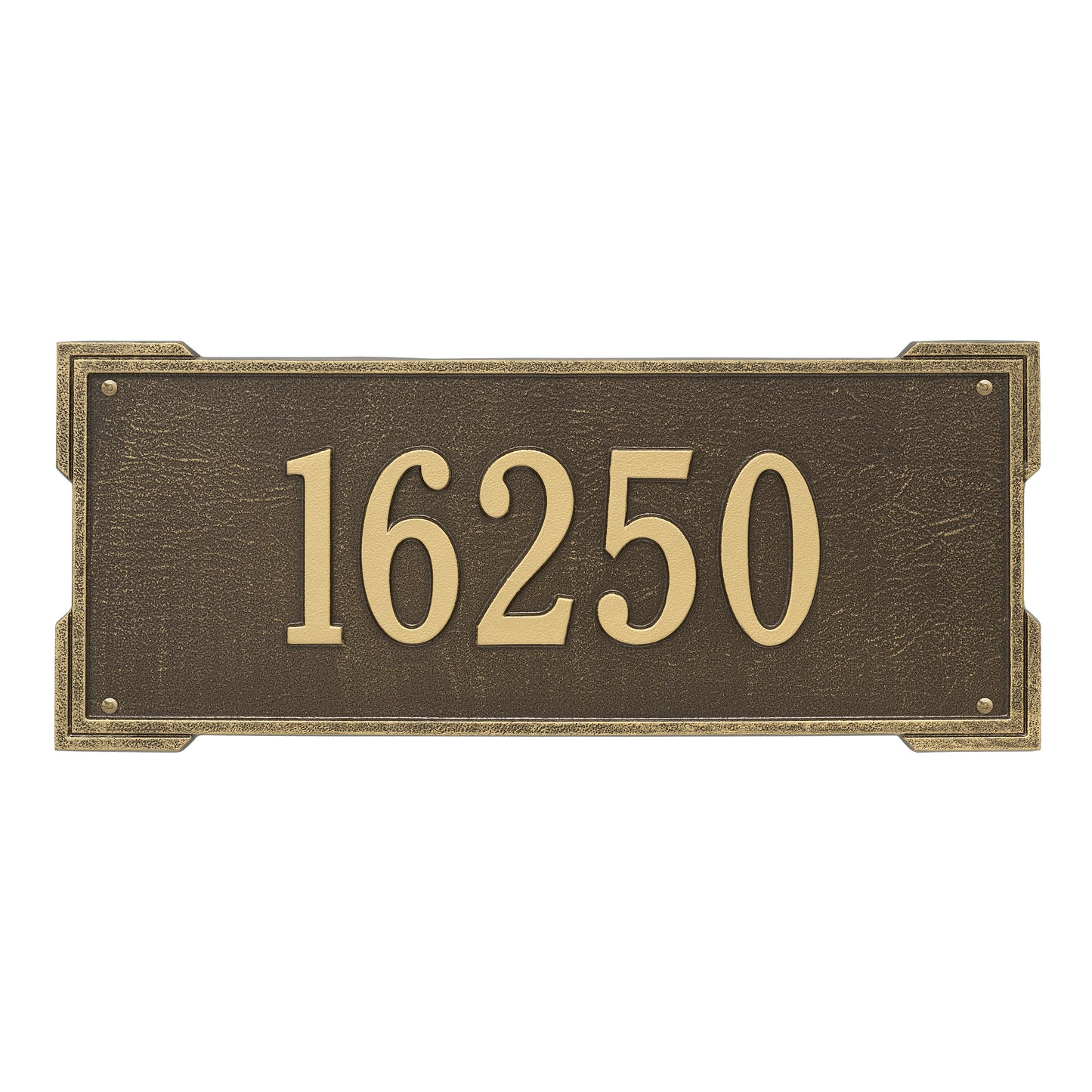 Whitehall Products Personalized Roanoke Estate Wall Plaque One Line Antique Copper