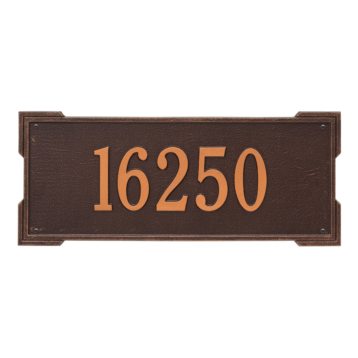 Whitehall Products Personalized Roanoke Estate Wall Plaque One Line Black/silver