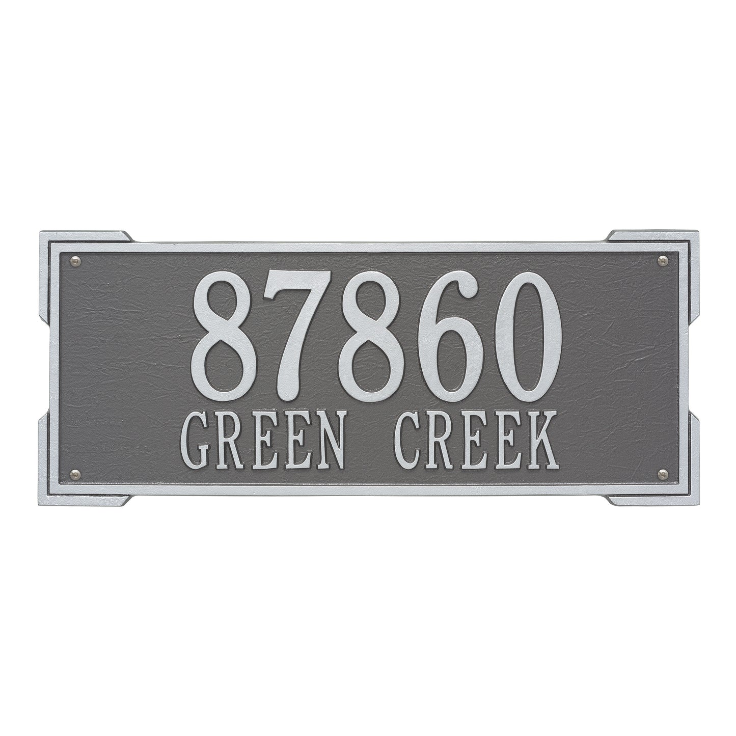 Whitehall Products Personalized Roanoke Estate Wall Plaque Two Line Red/gold